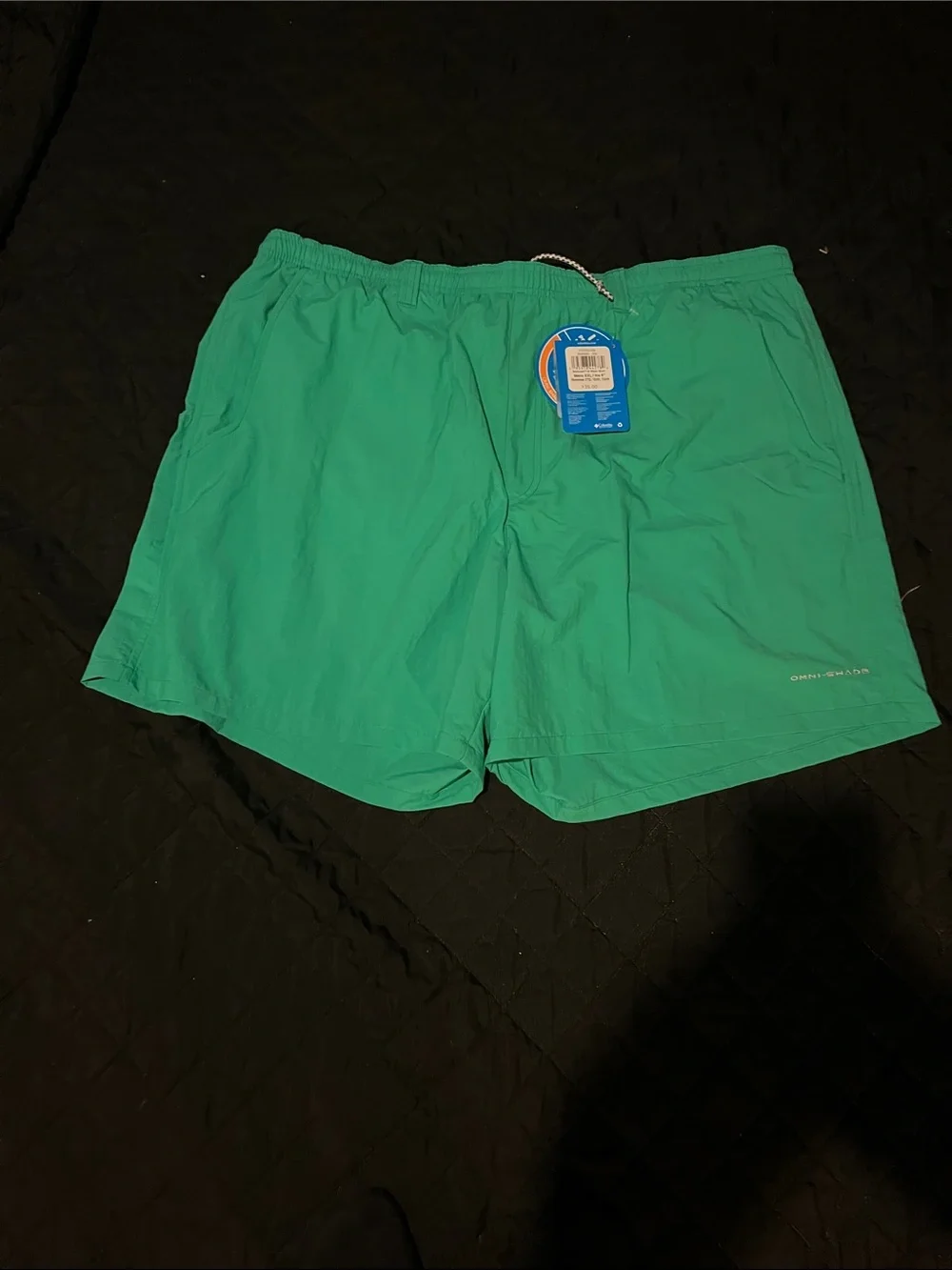 Columbia Men's Swim Trunks in Teal Green